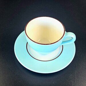 Vintage Flat Cup & Saucer Set – Audrey by Pagnossin